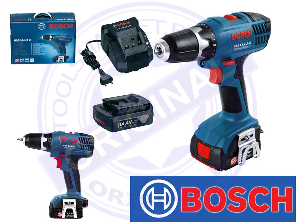 Акумулаторен пробивен винтоверт GSR 14,4-2-LI Professional, 0 601 9B7 401 - 2